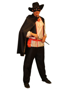 Zorro - Costumi per eventi, Pazzanimazione