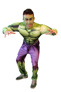 Hulk - Costumi per eventi, Pazzanimazione