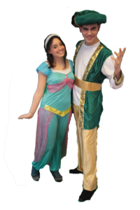 Aladdin e Jasmine - Costumi per eventi, Pazzanimazione