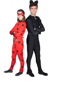 Lady bug e Chatnoir - Costumi per eventi, Pazzanimazione